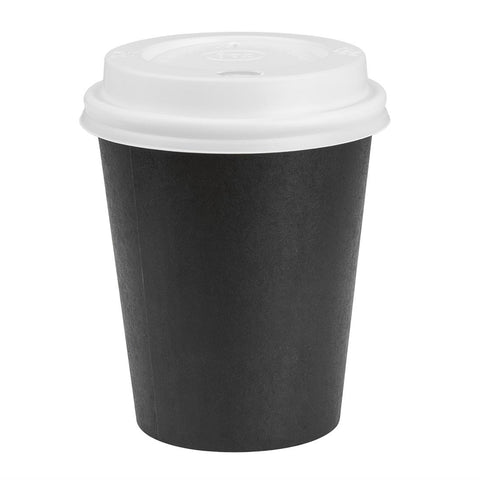 Nisbets Essentials Hot Cups and Lids Pack 8oz (Pack of 350)