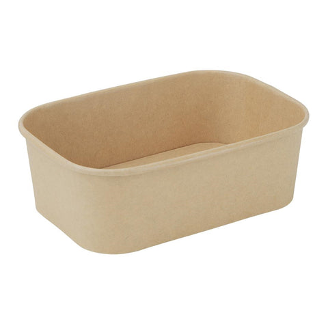 Fiesta Recyclable Rectangular Food Containers 750ml (Pack of 300)
