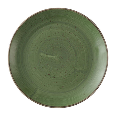 Churchill Stonecast Sorrel Green Coupe Plates 285mm (Pack of 12)