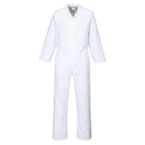 Portwest White Food Coverall Size L