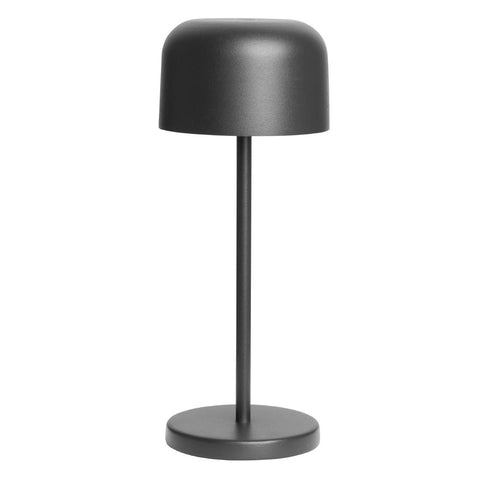 Olympia Siena Table Lamp Round Dome Black 200mm