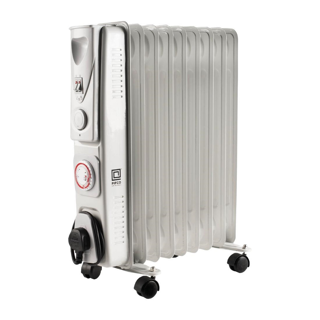 Pifco 2kW Oil Filled Radiator with 24hr Timer 203878 Advantage