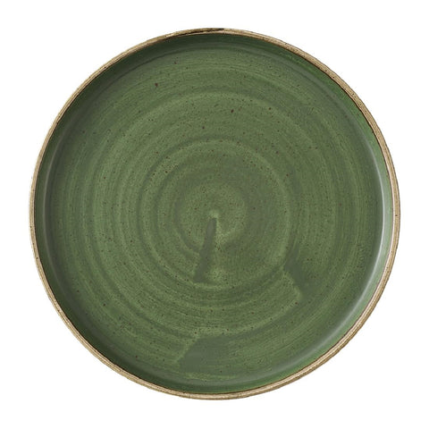 Churchill Stonecast Sorrel Green Walled Plates 210mm (Pack of 6)