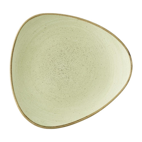 Churchill Stonecast Raw Green Lotus Plates 254mm (Pack of 12)