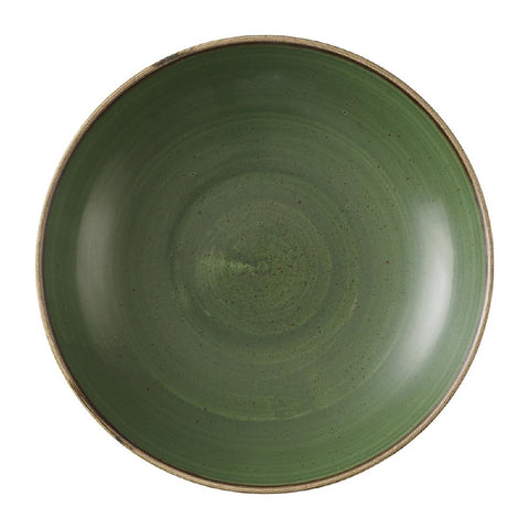 Churchill Stonecast Sorrel Green Coupe Bowls 247mm (Pack of 12)