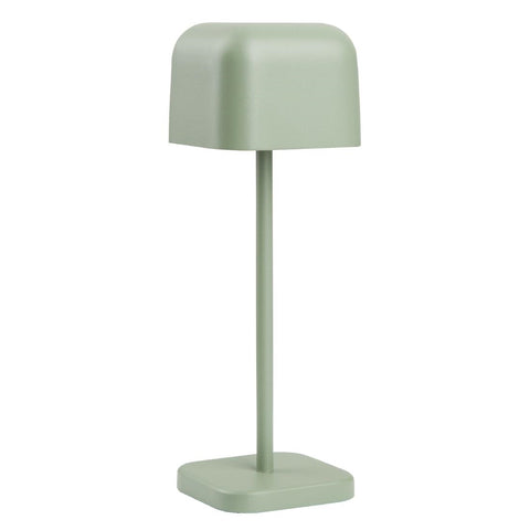 Olympia Lucca Table Lamp Squared Dome Sage 200mm