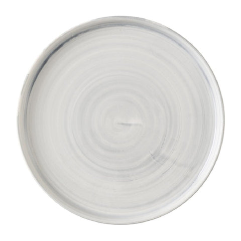 Churchill Stonecast Canvas Grey Walled Plates 210mm (Pack of 6)