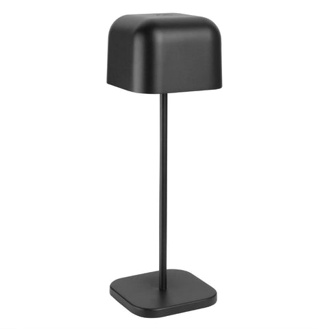 Olympia Lucca Table Lamp Squared Dome Black 300mm