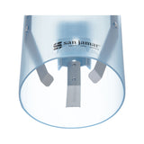 San Jamar C3165FBL 16" Frosted Blue Medium Water Cup Dispenser - 64-83mm
