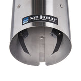 San Jamar C4200PF 4-10oz Stainless Steel Pull-Type Foam Cup Dispenser - 70-85mm