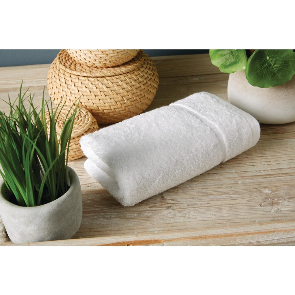 Mitre Eco Hand Towel White Advantage Catering Equipment