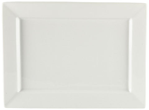 Genware 180733 Royal Rectangular Plate 33x24.5cm - Pack of 3