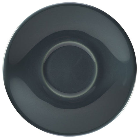 Genware 182112G Royal Saucer 12cm Grey - Pack of 6
