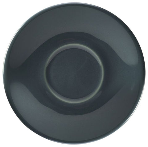 Genware 182113G Royal Saucer 13.5cm Grey - Pack of 6