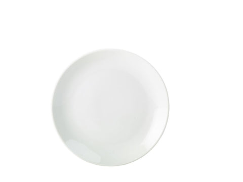 Genware 187618 Royal Coupe Plate 18cm White - Pack of 6