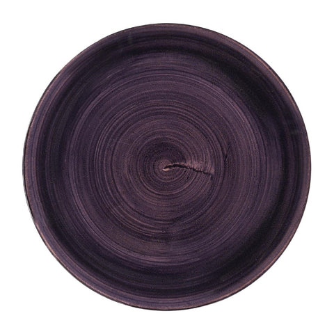 Churchill Stonecast Patina Deep Purple Coupe Plate 260mm (Pack of 12)