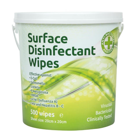 EcoTech Disinfectant Surface Wipes Bucket (500 Pack)
