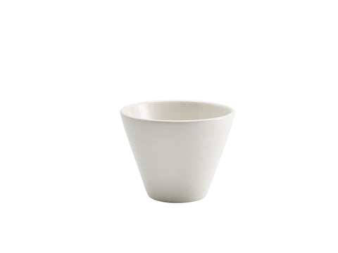 Genware 369011MWH Royal Conical Bowl 10.5cm Dia Matt White - Pack of 6