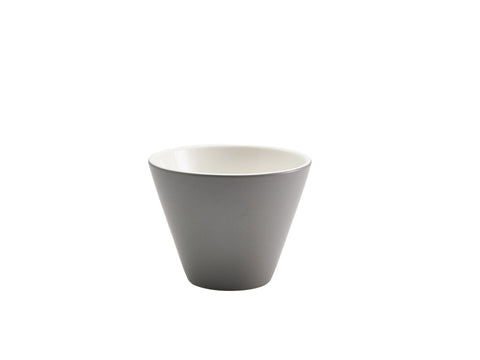 Genware 369011SLT Royal Conical Bowl 10.5cm Dia Slate - Pack of 6