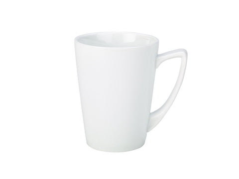 Genware 422135 Royal Angled Handled Mug 35cl - Pack of 6