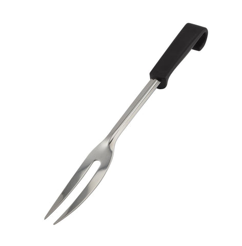 Genware 577-09  Plastic Handle Carving Fork Black