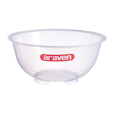 Araven Polypropylene Mixing Bowl Transparent 7Ltr