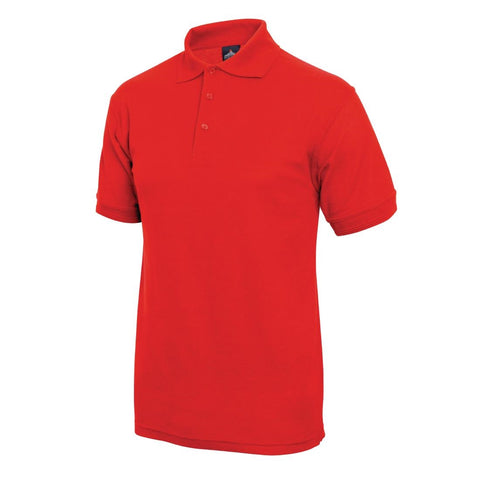 Unisex Polo Shirt Red S
