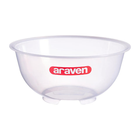 Araven Polypropylene Mixing Bowl Transparent 11Ltr