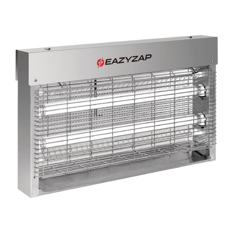 Eazyzap Energy Efficient Stainless Steel LED Fly Killer 150m²