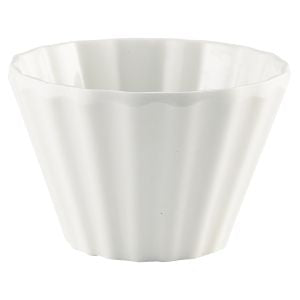 Genware C280-02 White Cupcake Ramekin 90ml/3oz - Pack of 24