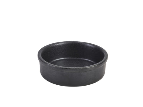 Genware CT-TD14 Cast Iron Effect Tapas Dish 14.5cm - Pack of 6