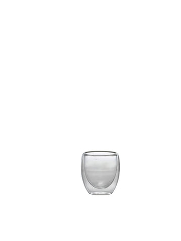 Genware DWG100 Double Walled Espresso Glass 10cl / 3.5oz - Pack of 6