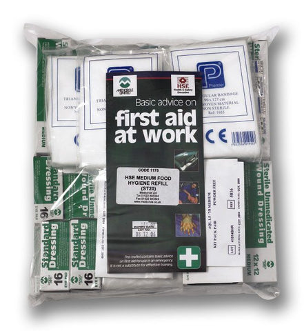 Genware FAREF10 First Aid Kit Refill 10 Person