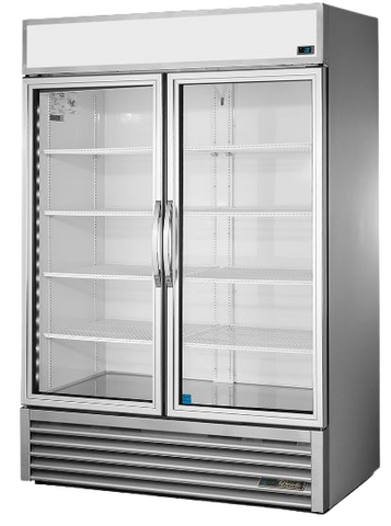 True GDM-49-HC~TSL01 1388 Ltr Upright Glass Door Merchandiser Refrigerator