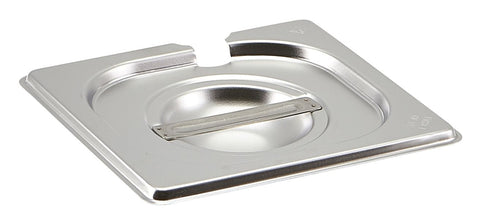 Genware GN16-NLID St/St Gastronorm Pan Notched Lid 1/6