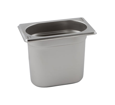 Genware GN19-65 St/St Gastronorm Pan 1/9 - 65mm Deep