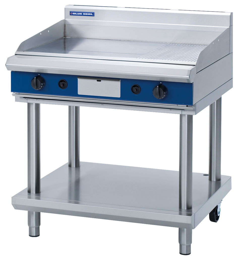 Blue Seal GP516-LS 900mm Gas Griddle on Stand Advantage Catering