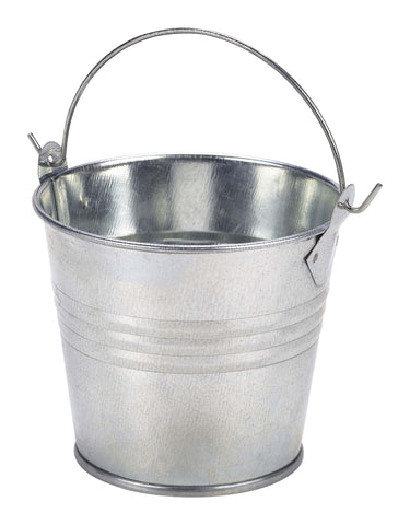 Genware GSB8 Galvanised Steel Serving Bucket 8.5cm Dia - Pack of 12