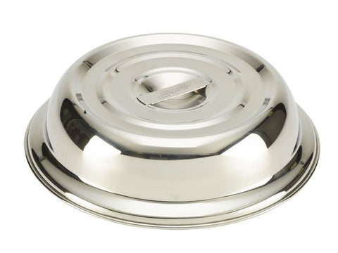 Genware 21483 Round S/St. Plate Cover For 8" Plate