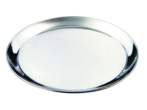 Genware 52139 S/St. 14" Round Tray 350mm