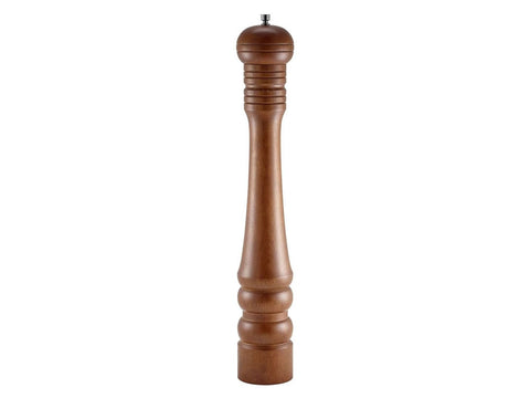 Genware 57037 Heavy Wood Pepper Mill 17"