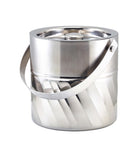 Genware ICBSW Stainless Steel Swirl Ice Bucket