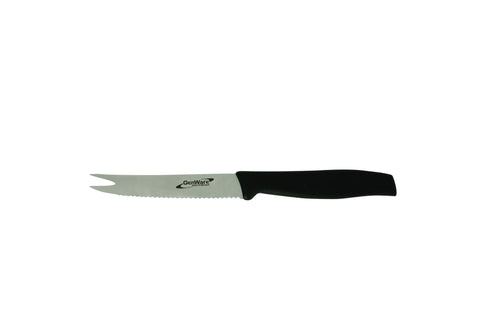 Genware K-BAR4 4" Bar Knife (Serrated) W/ Fork End