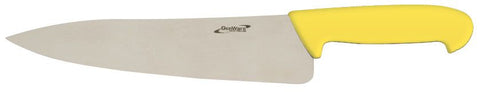 Genware K-C10Y 10'' Chef Knife Yellow