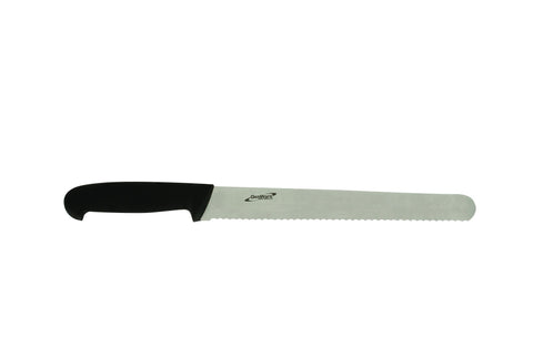 Genware K-S12SER 12" Slicing Knife (Serrated)