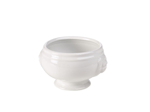 Genware LH1-W Lion-Head Soup Bowl White 11cm 14oz - Pack of 6