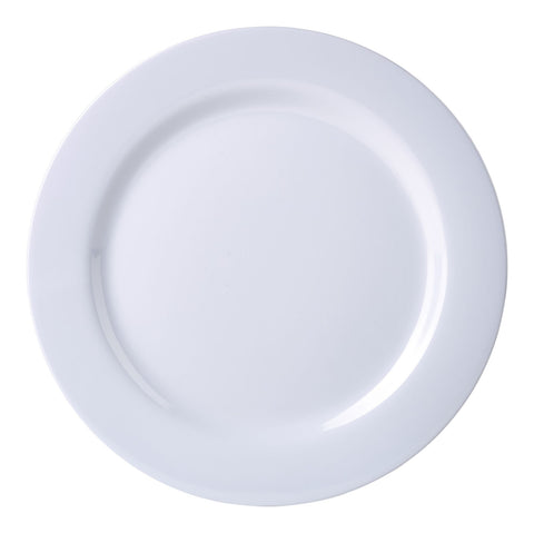 Genware MEL7PL 7" Melamine Plate White - Pack of 12