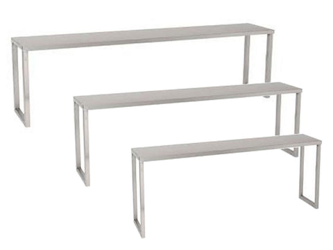 Parry 350mm Deep Range Stainless Steel 1 Tier Chefs Rack