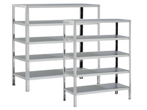 Parry 400mm Deep Stainless Steel 5 Tier Storage Rack