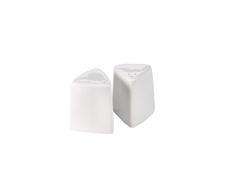 Genware S303106 Royal Triangular Salt Pot 6cm - Pack of 6
